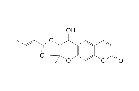4'-Hydroxy-2',2'-dimethyl-3-(senecioyloxy)-3',4'-dihydropyrano[5',6' ; 6,7]coumarin