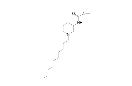 3-(1-DECYL-3-PIPERIDYL)-1,1-DIMETHYLUREA