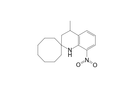 4-Methyl-8-nitro-spiro[3,4-dihydro-1H-quinoline-2,1'-cyclooctane]