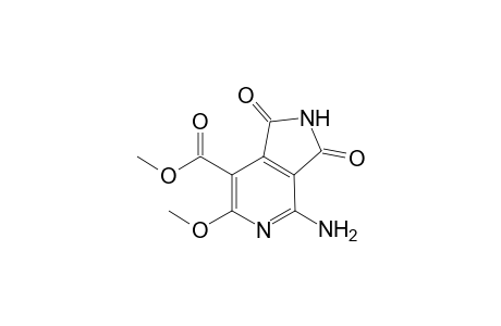 7-Amino-4-carbomethoxy-5-methoxypyrrolo[3,4-c]pyridin-1,3-dione