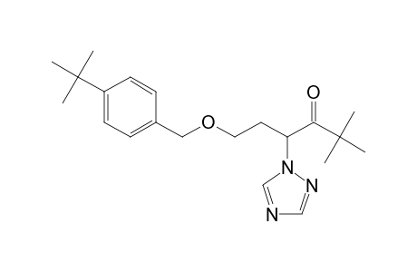 3-Hexanone, 6-[[4-(1,1-dimethylethyl)phenyl]methoxy]-2,2-dimethyl-4-(1H-1,2,4-triazol-1-yl)-