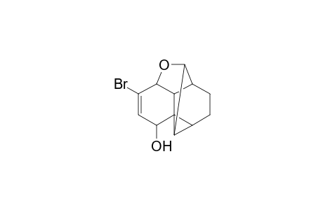 (+-)-5-Bromo-13-oxapentacyclo[6.2.2.1(6,9).0(2,7).0(2,10)]trideca-4-ene-3-endo-ol