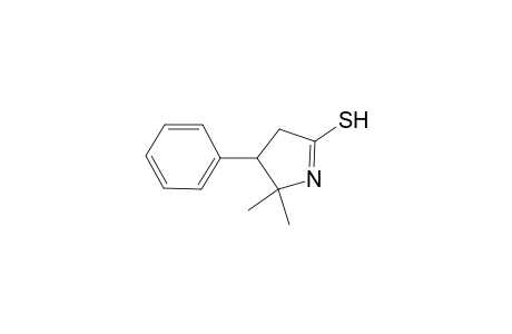 2-Pyrrolidinethione, 5,5-dimethyl-4-phenyl-