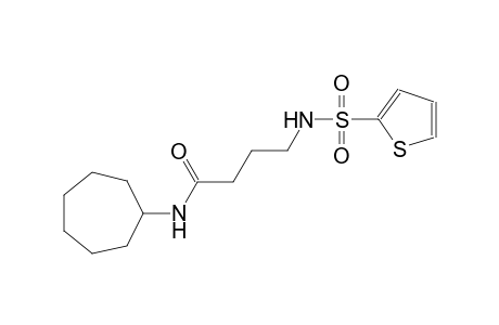 butanamide, N-cycloheptyl-4-[(2-thienylsulfonyl)amino]-