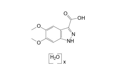 5,6-dimethoxy-1H-indazole-3-carboxylic acid, hydrated