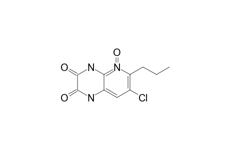 7-CHLORO-6-PROPYL-1,4-DIHYDRO-PYRIDO-[2,3-B]-PYRAZINE-2,3-DIONE-N-OXIDE