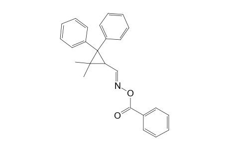 2,2-Dimethyl-3,3-diphenylcyclopropanecarbaldehyde benzoyloxime