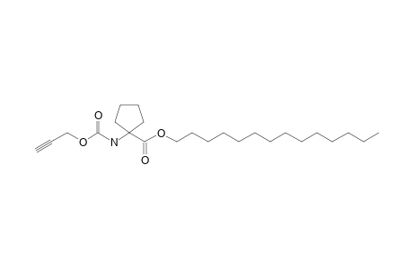 1-Aminocyclopentanecarboxylic acid N-propargyloxycarbonyl-, tetradecyl ester