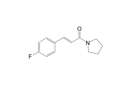 (E)-3-(4-Fluorophenyl)-1-(pyrrolidin-1-yl)prop-2-en-1-one