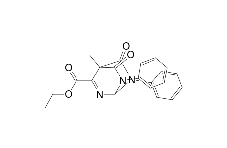 4-Methyl-5,8-dioxo-6,7-diphenyl-2,6,7-triazabicyclo[2.2.2]oct-2-en-3-carbonsaure-ethylester