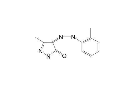 4-o-Methylphenylhydrazono-3-methyl-2-pyrazolin-5-one