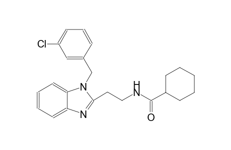 cyclohexanecarboxamide, N-[2-[1-[(3-chlorophenyl)methyl]-1H-benzimidazol-2-yl]ethyl]-