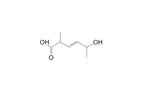 (3E)-5-Hydroxy-2-methyl-3-hexenoic acid