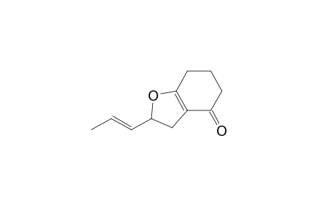 4-Oxo-2-(1-propenyl)-2,3,4,5,6,7-hexahydrobenzofuran