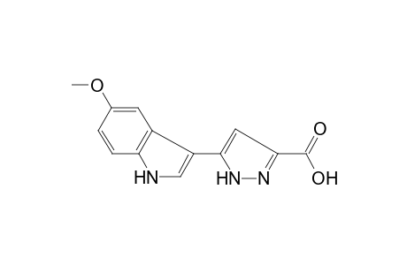 1H-Pyrazole-3-carboxylic acid, 5-(5-methoxy-1H-indol-3-yl)-