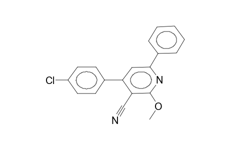 2-methoxy-3-cyano-4-(4-chlorophenyl)-6-phenylpyridine
