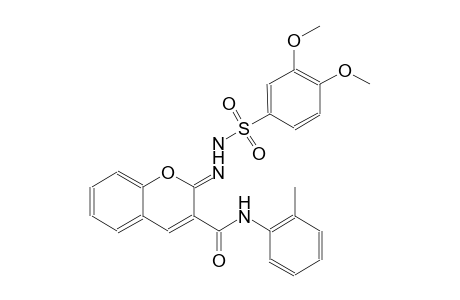 benzenesulfonic acid, 3,4-dimethoxy-, 2-[(2Z)-3-[[(2-methylphenyl)amino]carbonyl]-2H-1-benzopyran-2-ylidene]hydrazide