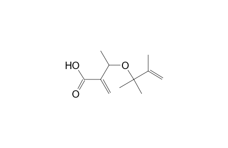 Butanoic acid, 2-methylene-3-[(1,1,2-trimethyl-2-propenyl)oxy]-