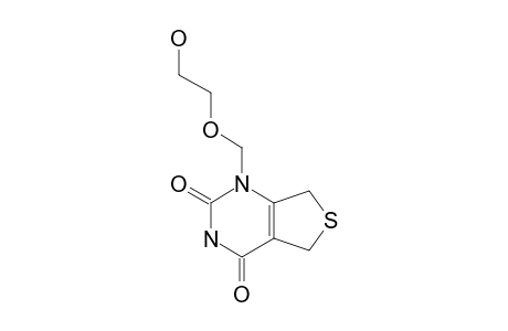 5H,7H-1-[(2-HYDROXY-ETHOXY)-METHYL]-DIHYDRO-THIENO-[4#3,4-D]-PYRIMIDINE-2,4-DIONE