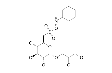 CYClOHEXYLAMMONIUM-D-GLYCER-1'-YL-6-DEOXY-6-C-SULFONATO-ALPHA-D-GLUCOPYRANOSIDE