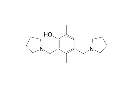 4,6-Bis(N-pyrrolidinylmethyl)-2,5-dimethylphenol