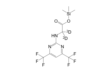 Trimethylsilyl 2-[[4,6-bis(trifluoromethyl)pyrimidin-2-yl]amino]-2,2-dideuterio-acetate