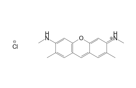 Xanthylium, 2,7-dimethyl-3,6-bis(methylamino)-, chloride