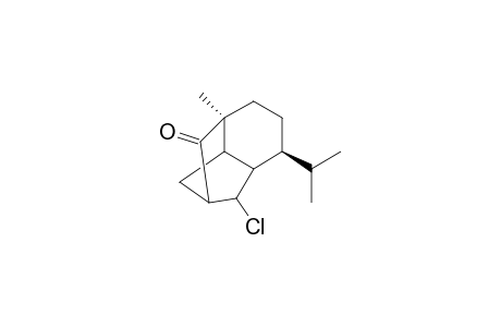 7-Chloro-2-methyl-5-isopropyl-1,8-methanobicyclo[4.3.0]decan-10-one