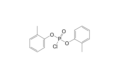 phosphorochloridic acid, bis(o-tolyl) ester