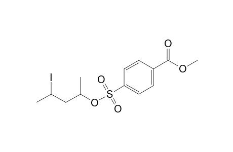 4-(3-iodo-1-methyl-butoxy)sulfonylbenzoic acid methyl ester