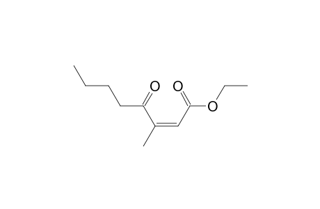 (Z)-Ethyl 3-methyl-4-oxooct-2-enoate