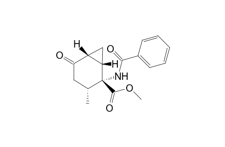 (1S,2R,3R,6R)-2-Benzoylamino-3-methyl-5-oxo-bicyclo[4.1.0]heptane-2-carboxylic acid methyl ester