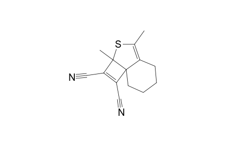 2a,5,6,7,8,8a-Hexahydro-2a,4-dimethylbenzo-[C]-cyclobuta-[B]-thiophene-1,2-dicarbonitrile