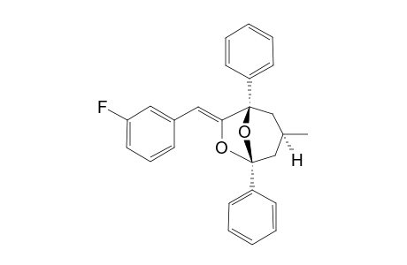 7-[(Z)-(3-FLUOROPHENYL)-METHYLIDENE]-3-METHYL-1,5-DIPHENYL-6,8-DIOXABICYCLO-[3.2.1]-OCTANE
