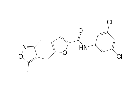 N-(3,5-dichlorophenyl)-5-[(3,5-dimethyl-4-isoxazolyl)methyl]-2-furamide