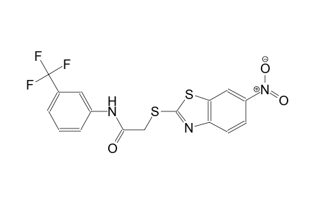 acetamide, 2-[(6-nitro-2-benzothiazolyl)thio]-N-[3-(trifluoromethyl)phenyl]-