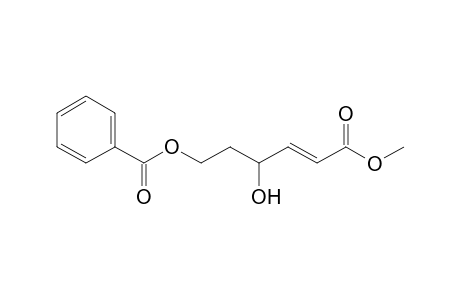 Methyl (E)-6-benzoyloxy-4-hydroxy-2-hexenoate