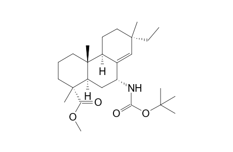 (1R,4aR,4bR,7S,9R,10aR)-Methyl 9-((tert-butoxycarbonyl)amino)-7-ethyl-1,4a,7-trimethyl-1,2,3,4,4a,4b,5,6,7,9,10,10a-dodecahydrophenanthrene-1-carboxylate