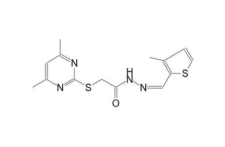 acetic acid, [(4,6-dimethyl-2-pyrimidinyl)thio]-, 2-[(Z)-(3-methyl-2-thienyl)methylidene]hydrazide