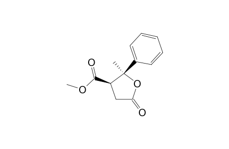 Syn-Methyl 2-Methyl-5-oxo-2-phenyltetrahydrofuran-3-carboxylate