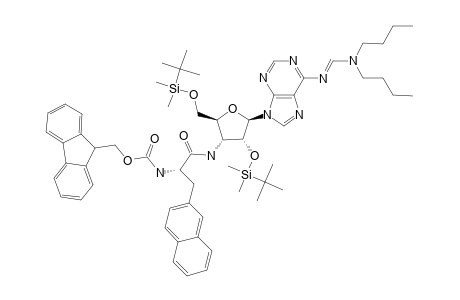 #12B;6-N-[(DI-N-BUTYLAMINO)-METHYLENE]-2',5'-BIS-O-(TERT.-BUTYLDIMETHYLSILYL)-3'-[N-(9-FLUORENYL)-METHOXYCARBONYL-L-(BETA-NAPHTHYL)-ALANYLAMINO]-3'-DEOXY-BETA-