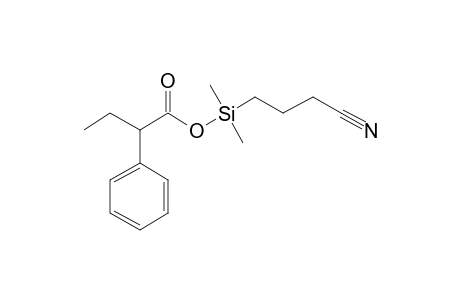 (.+/-.)-2-phenylbutyric acid, (3-cyanopropyl)dimethylsilyl ester