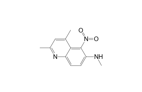 6-Methylamino-2,4-dimethyl-5-nitroquinoline