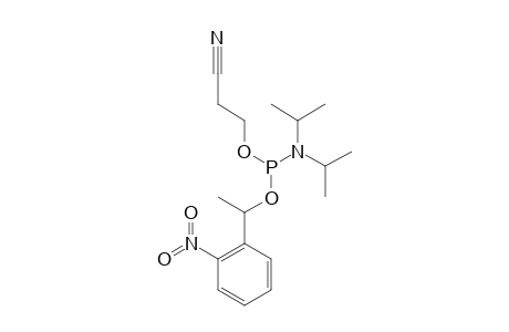 O-1-(2-NITROPHENYL)-ETHYL-O'-BETA-CYANOETHYL-N,N-DIISOPROPYLPHOSPHORAMIDITE