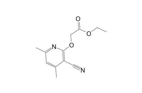 ethyl [(3-cyano-4,6-dimethyl-2-pyridinyl)oxy]acetate