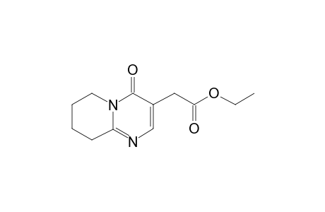 4H-Pyrido[1,2-a]pyrimidine-3-acetic acid, 6,7,8,9-tetrahydro-4-oxo-, ethyl ester