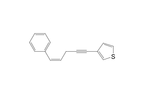 (Z)-3-(5-Phenyl-4-penten-1-yn-1-yl)thiophene