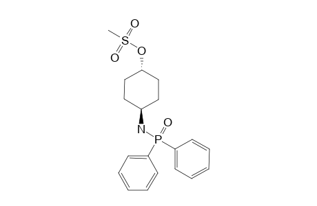 N-(Diphenylphosphinoyl)-trans-1,4-aminocyclohexanol methanesulfonate