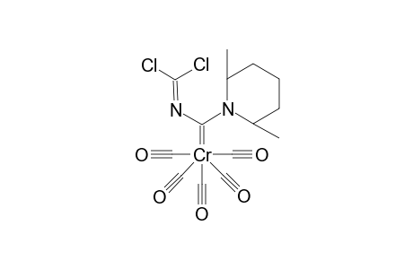 Pentacarbonyl{[(dichloromethylene)amino](2,6-dimethylpiperidino)carbene}chromium