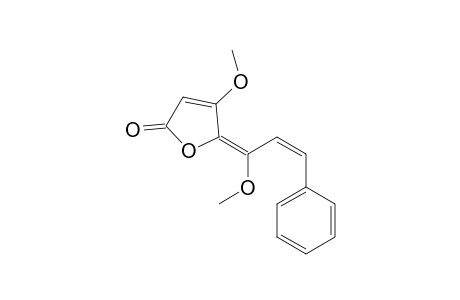 2(5H)-Furanone, 4-methoxy-5-(1-methoxy-3-phenyl-2-propenylidene)-, (Z,Z)-
